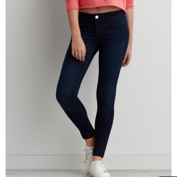 American Eagle Outfitters Denim - American Eagle Sateen Extreme Legging